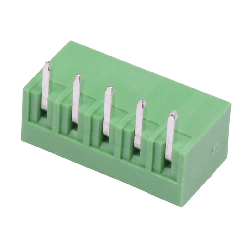 10 x 5-Way 3.5mm Horizontal PCB Header Closed Ends 8A 300V