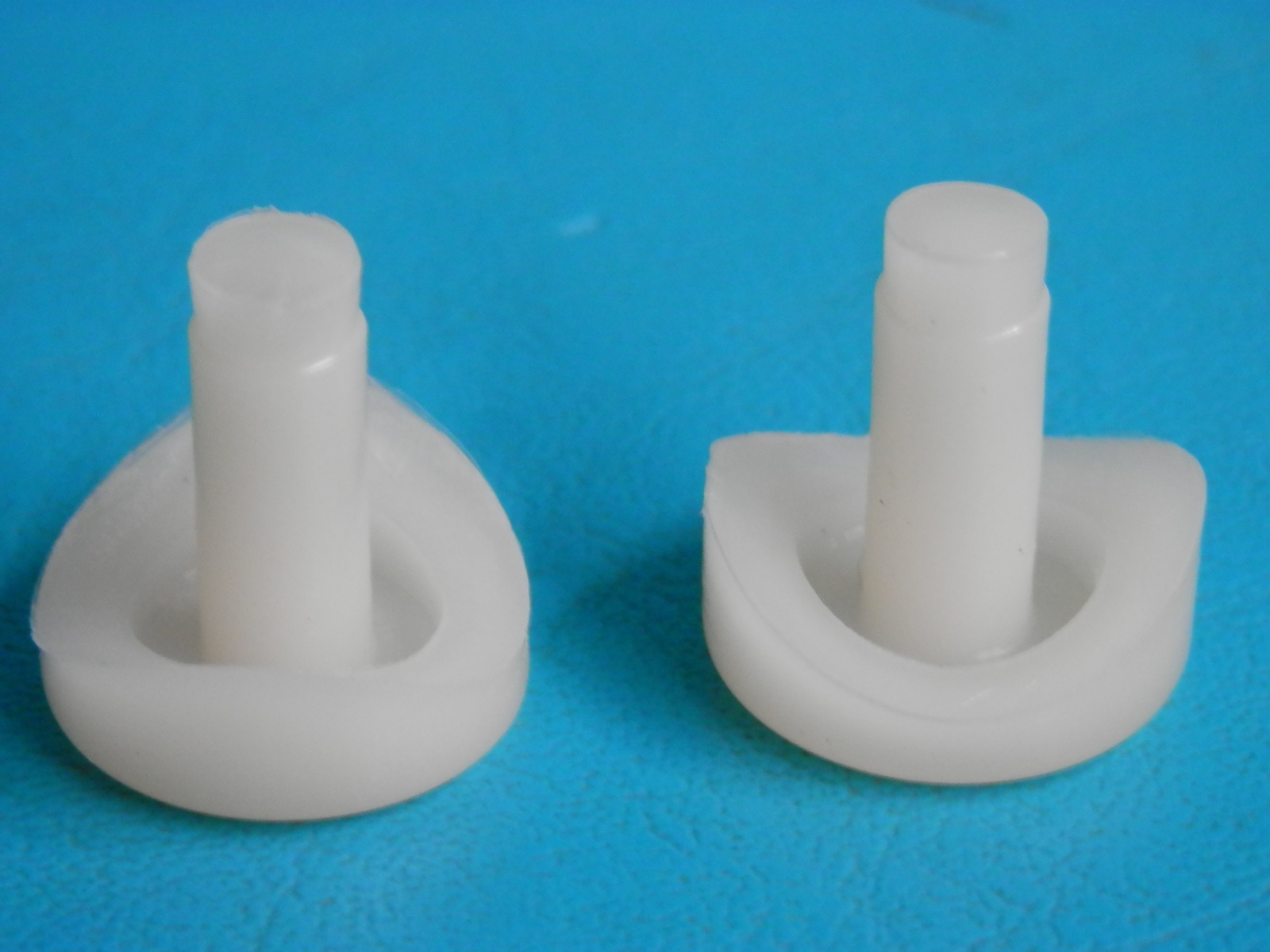 16 New 3/4" Coved Stem Natural Bumper Glide Patio Outdoor Chair 1/4" Hole 728