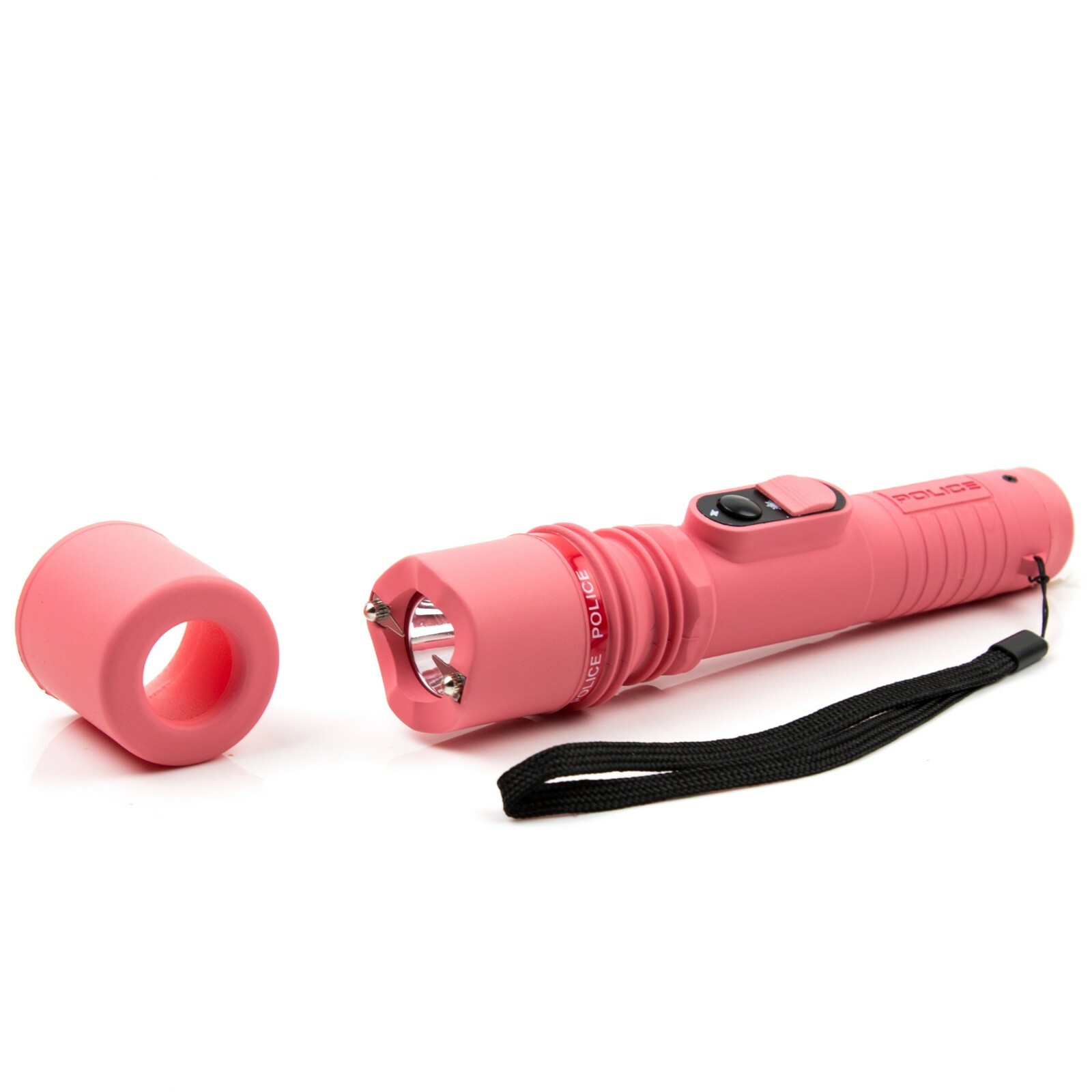 POLICE Stun Gun 305 700 BV Rechargeable LED Flashlight Pink
