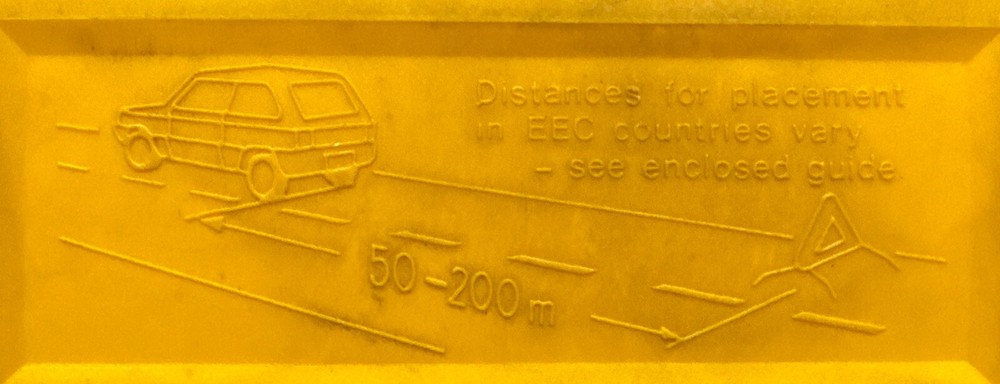 TALMU Folding Warning Triangle