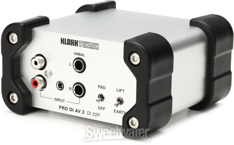 Klark Teknik DI AV 22P 2-channel Passive Direct Box with Midas Transformer