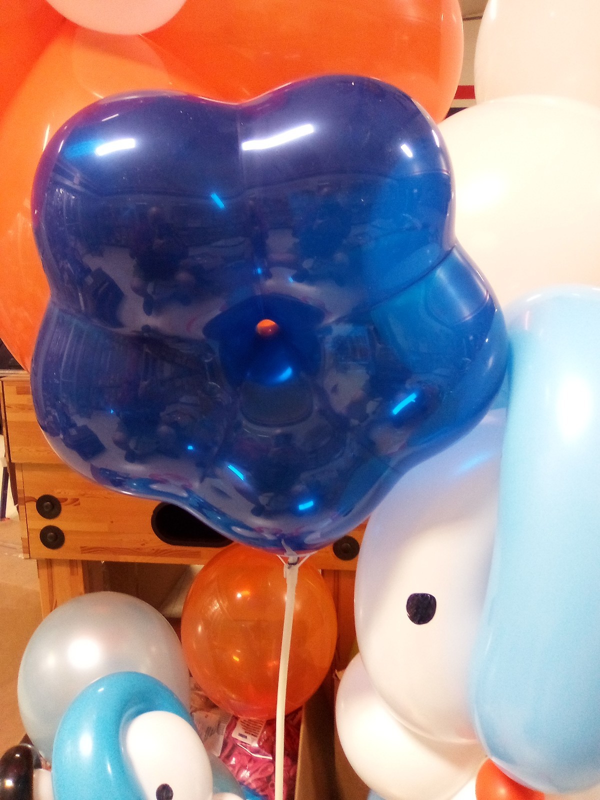 ( 2 )Qualatex Q 16" GEO's Sapphire Blue Jewel Tone No Longer Made