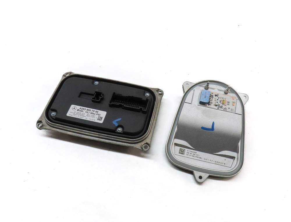 2019 MERCEDES GLC300 (X253) FRONT LEFT DRIVER HID HEADLIGHT CONTROL MODULE SET/2