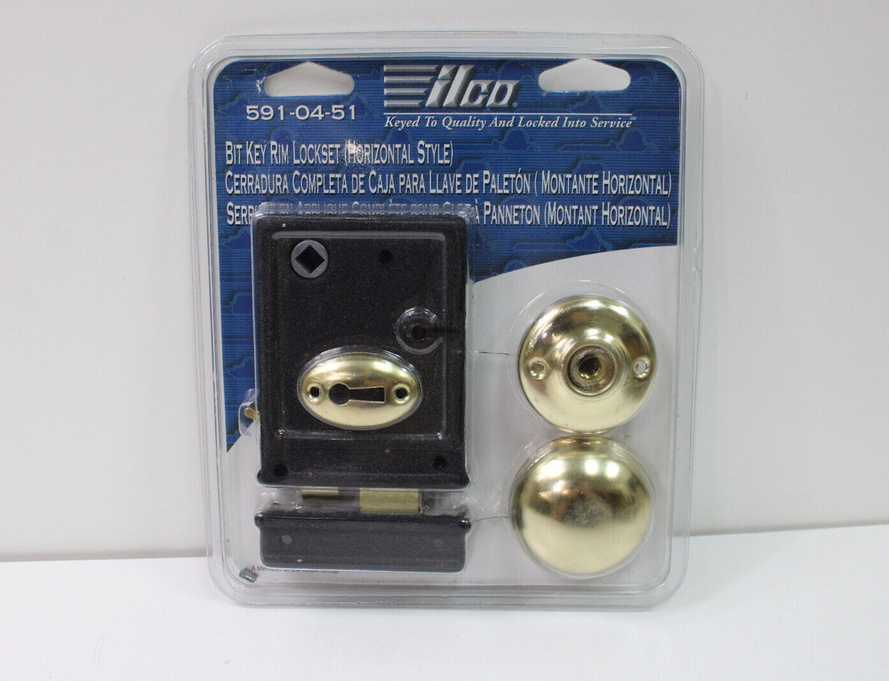 Kaba Ilco 591-04-51 Rim Lockset, Horizontal Style