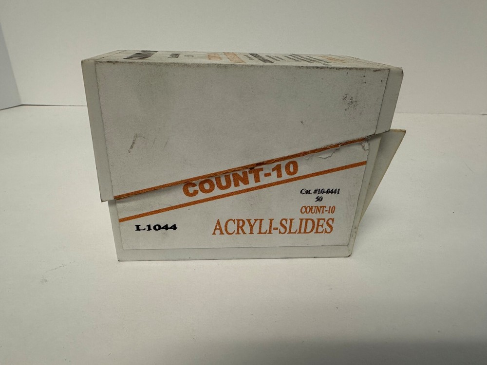 Count-10™ Acryli-Slides (10-0441) Microscope Slide 50/Box