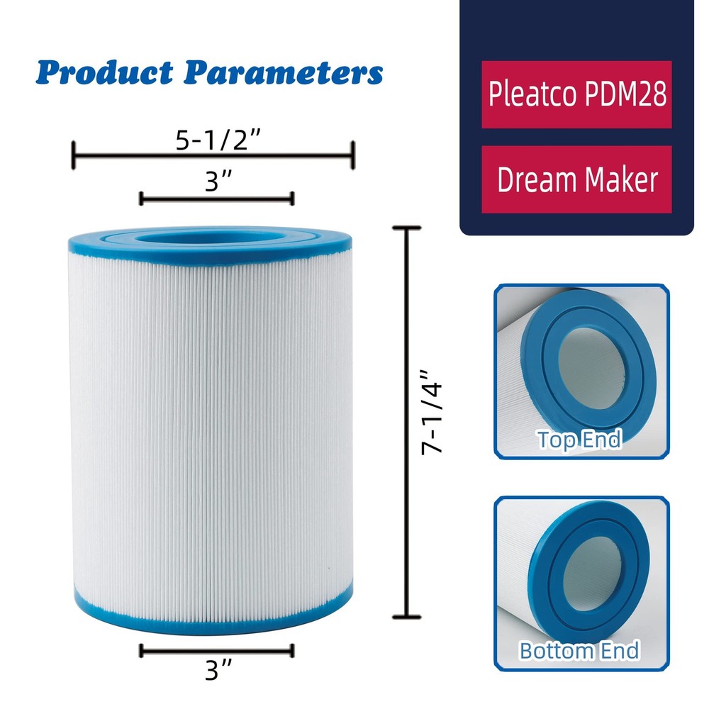Mamokin PDM28 Spa Filter Replacement Aquarest Dream Maker 461273 Hot 2 pack