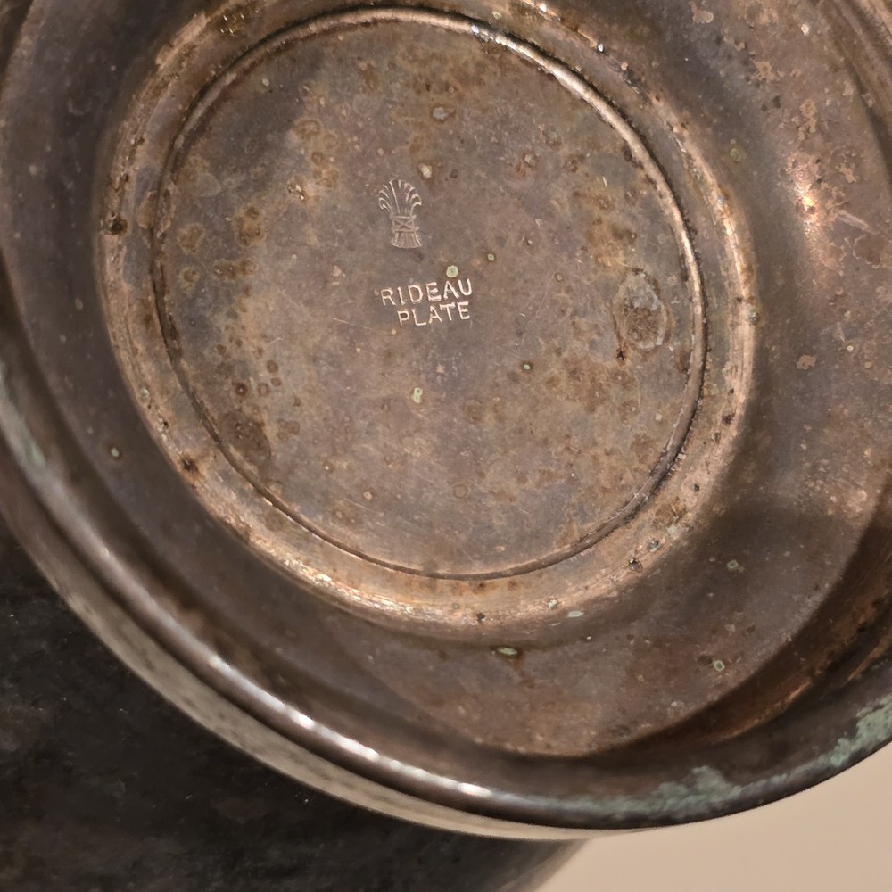 9" Elegant Birks Brand Rideau Plate Classic Design Silver Water Pitcher Jug