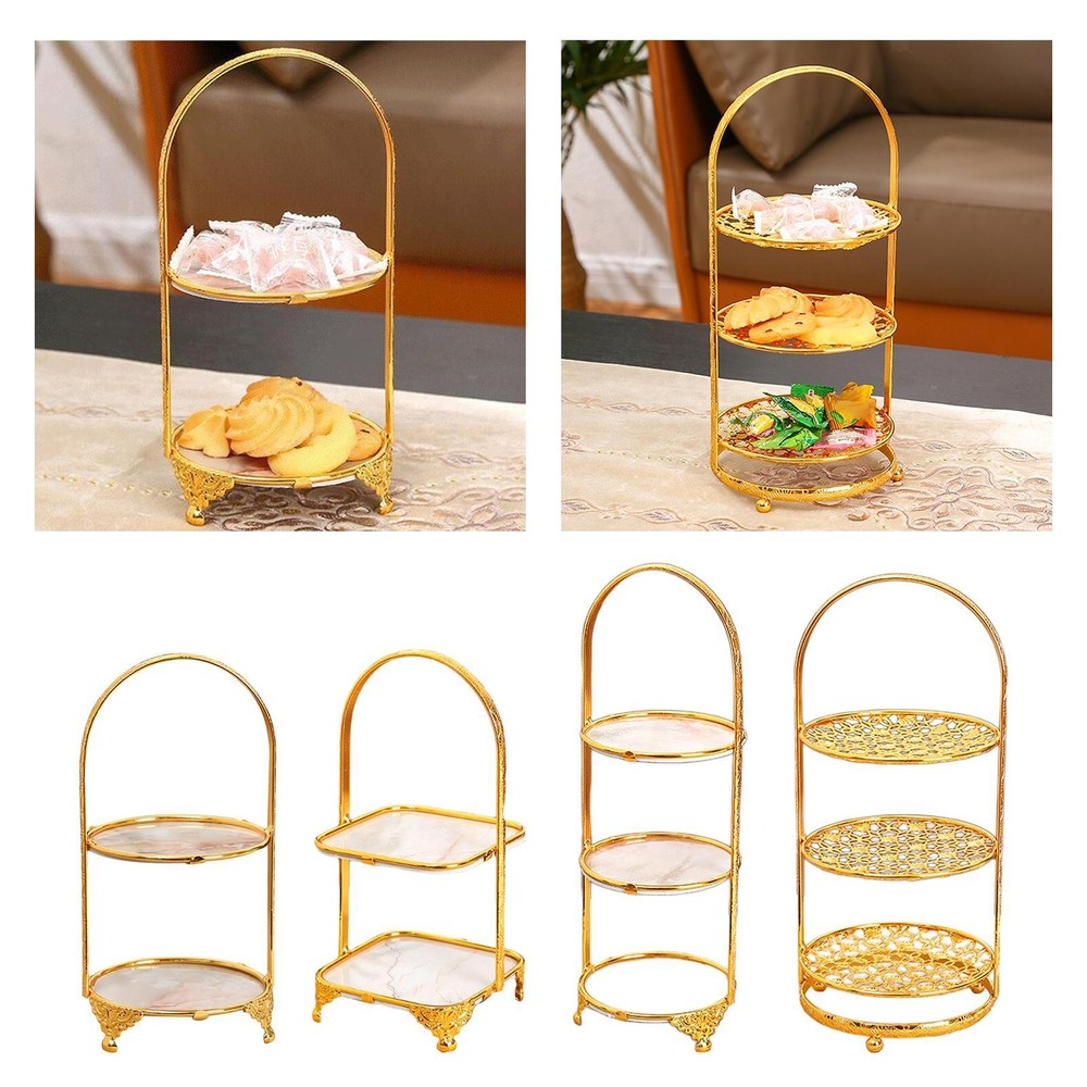 Cake Stand Display Rack Serving Tray Decor Cupcake Holder for Afternoon Tea