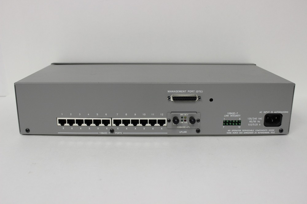 CHIPCOM CORPORATION 4112H-MTP-FL ONSEMBLE STACKABLE HUB 10BASE-T 12 PORT