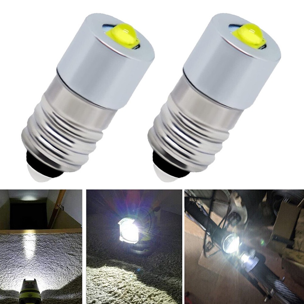 5.0W White LED Upgrade E10 Bulb boost dc/dc for (3 to 8) Cell Flashlight 3-12V