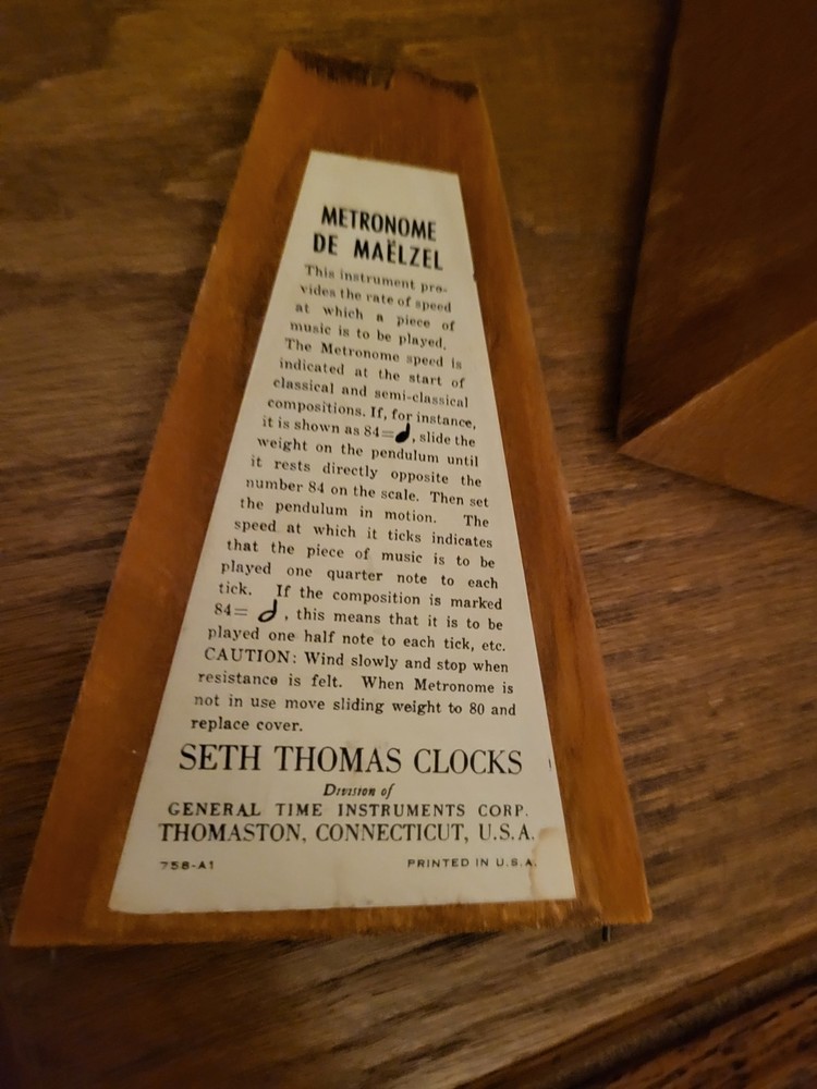 Metronome Vintage Seth Thomas