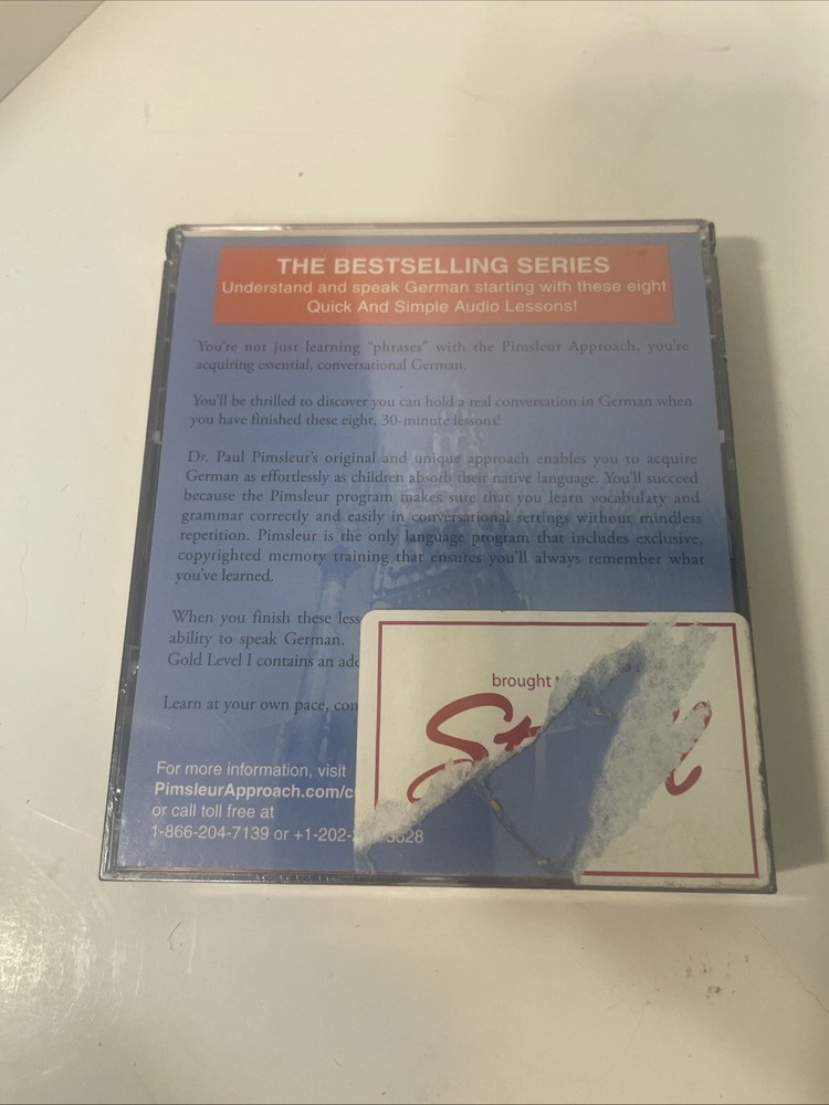 Pimsleur Quick & Simple German 2nd Revised Edition CD Audio Lessons Complete NEW