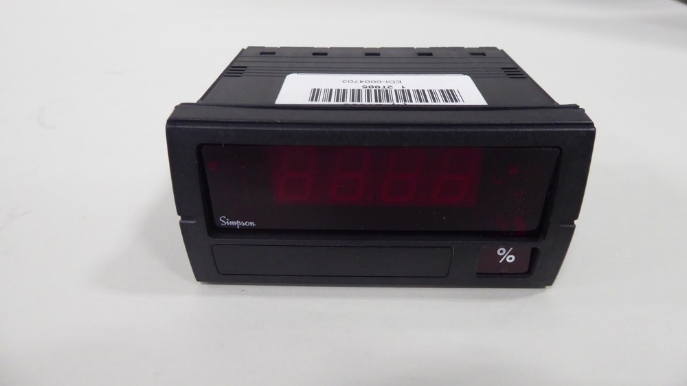 Simpson 2T885 Digital Panel Meter