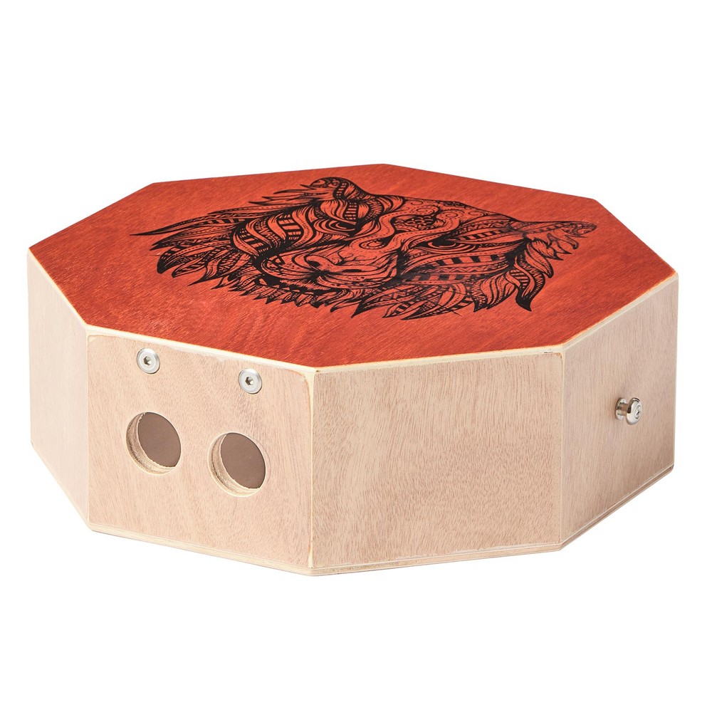 Unique Cajon Box Drum Wood Percussion Instrument Guitar Strings Adjustable Strap