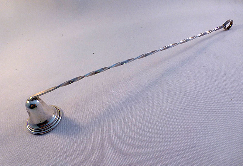 All Sterling Twist Handle Candle Snuffer