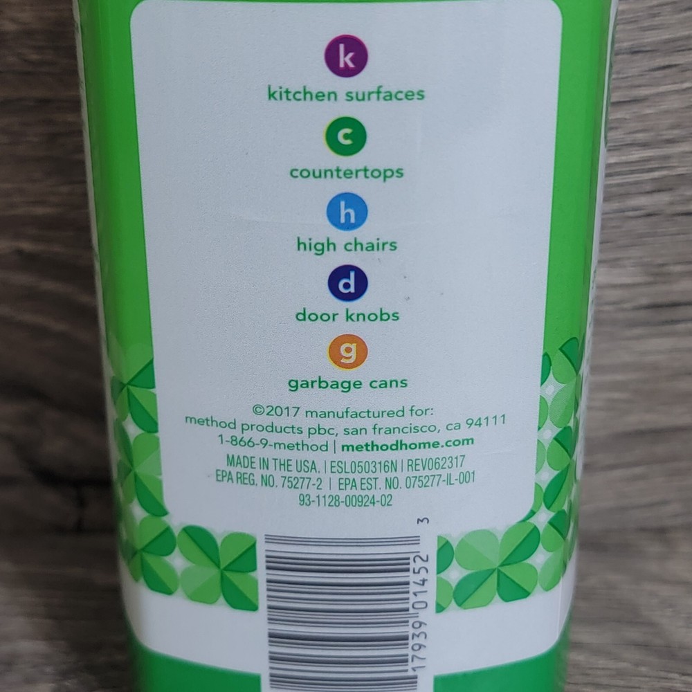 Method Antibac All-purpose Cleaner Spray 28-oz. Bamboo Scent New