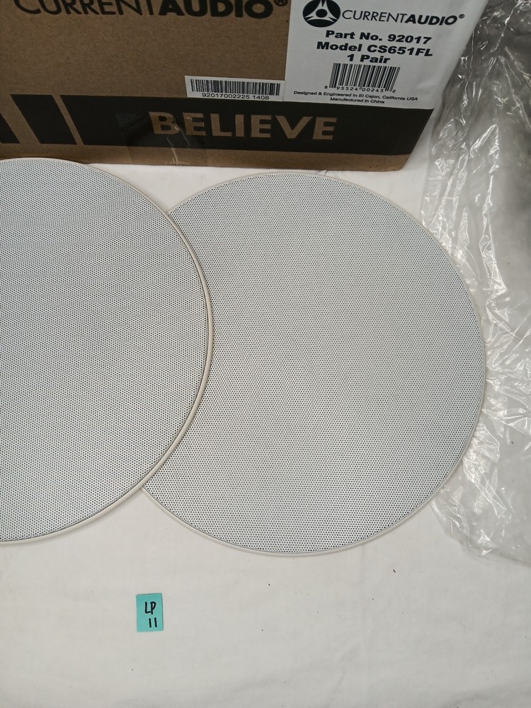 Current Audio CS651FL Low Profile In-Ceiling Pt No. 92017 (PAIR)
