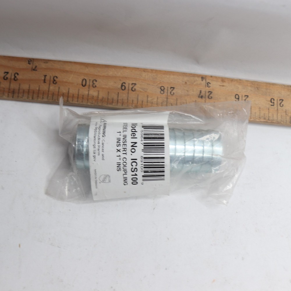 Water Source 1 in. Steel Insert Coupling