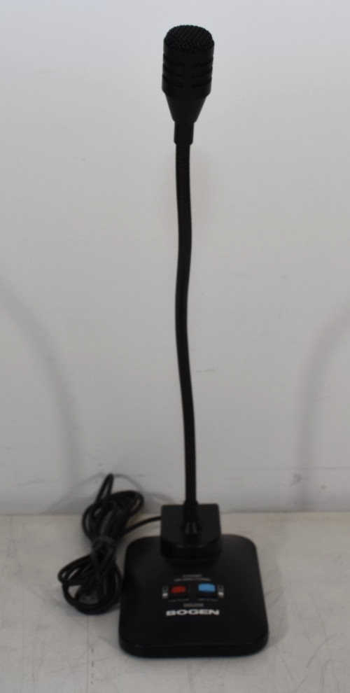 Bogen DDU250 Desktop Push-To-Talk Mic with Lock Dynamic Uni-Directional