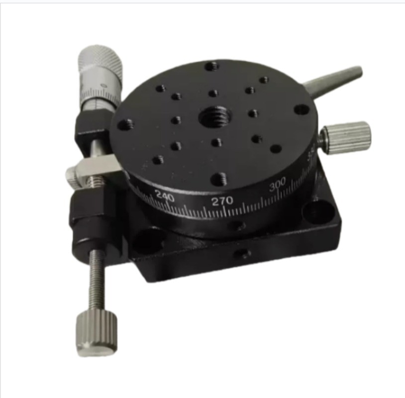 R-Axis Rotating Slide Manual Precision Micro-Adjustment Platform Indexing Table