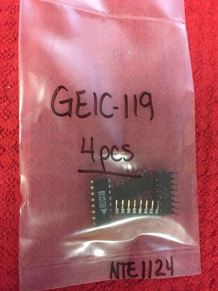 GEIC-119 IC-AM/FM IF Amp SAME AS NTE 1124 4PCS---