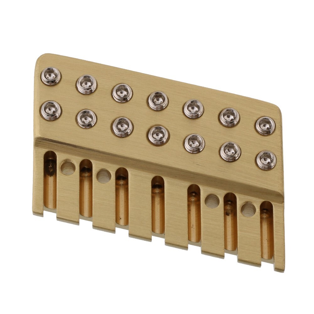 Guitar Brass Locking Nut String Lock for 7 String Fanned Frets Headless Guitar