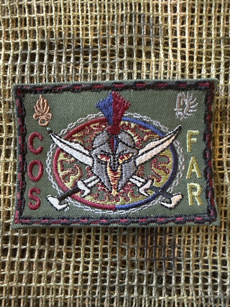 French Army COS FAR Commando Afgan War Patch -ODG Patch