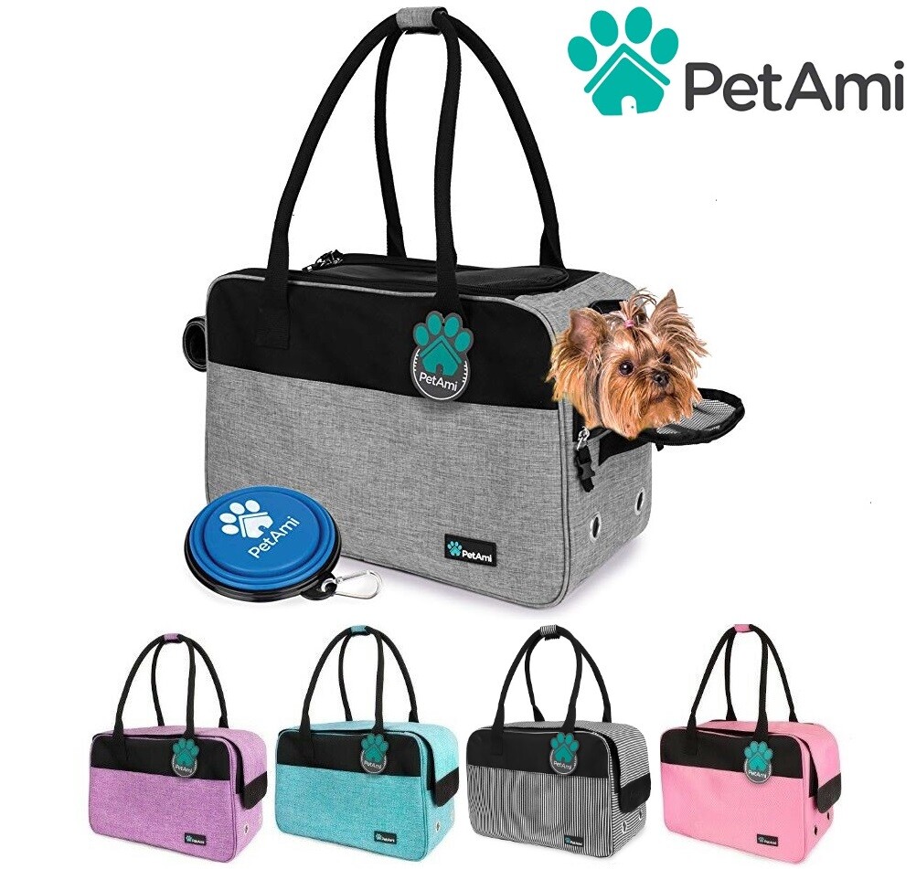 Pet Dog Cat Carrier Travel Tote Bag Comfort Puppy Purse Case Soft Sided Airline