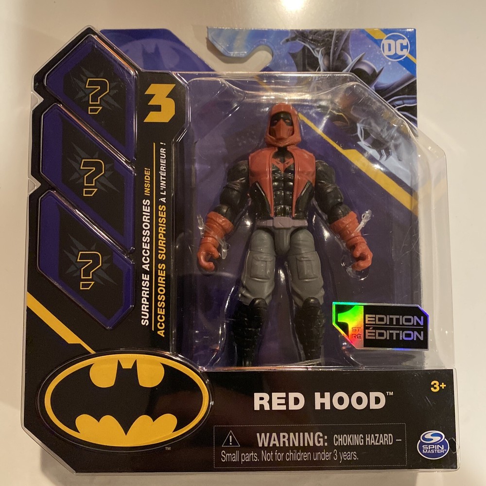 Spinmaster DC RED HOOD 1st Edition 4” Figure