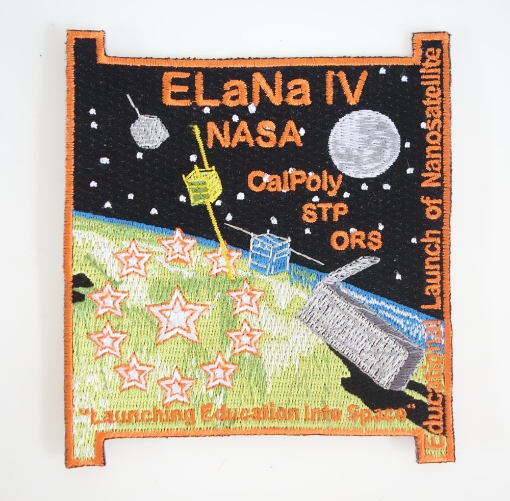 Vintage NASA ELaNa CalPoly Launch Service Program Embroidered Patch