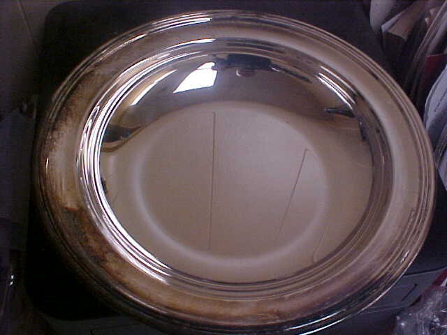 OLRI Italy Large Silver Plated Covered Serving Dish