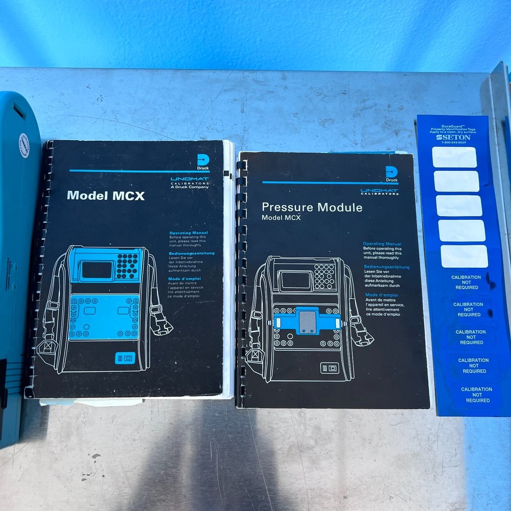 GE DRUCK UNDMAT MCX MULTI-FUNCTION DOCUMENTING CALIBRATOR