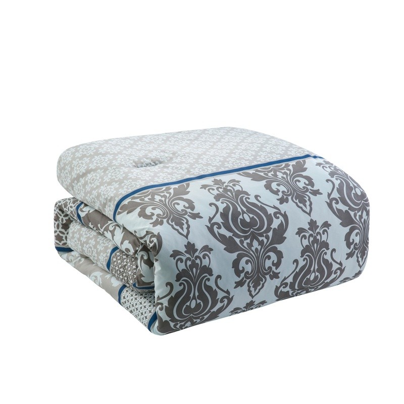8-Piece Queen Bed-in-a-Bag Comforter Set Soft Microfiber Hypoallergenic Bedding