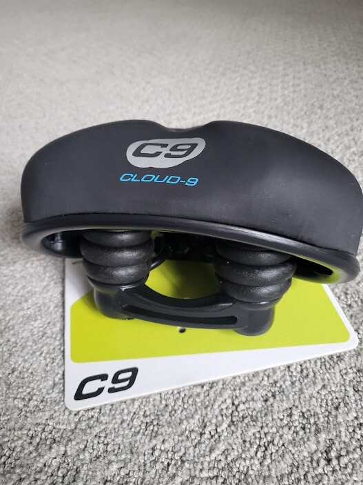 Cloud-9 Sport Bicycle Seat, Suspension, Comfort Saddle – 10" x 8" Brand New
