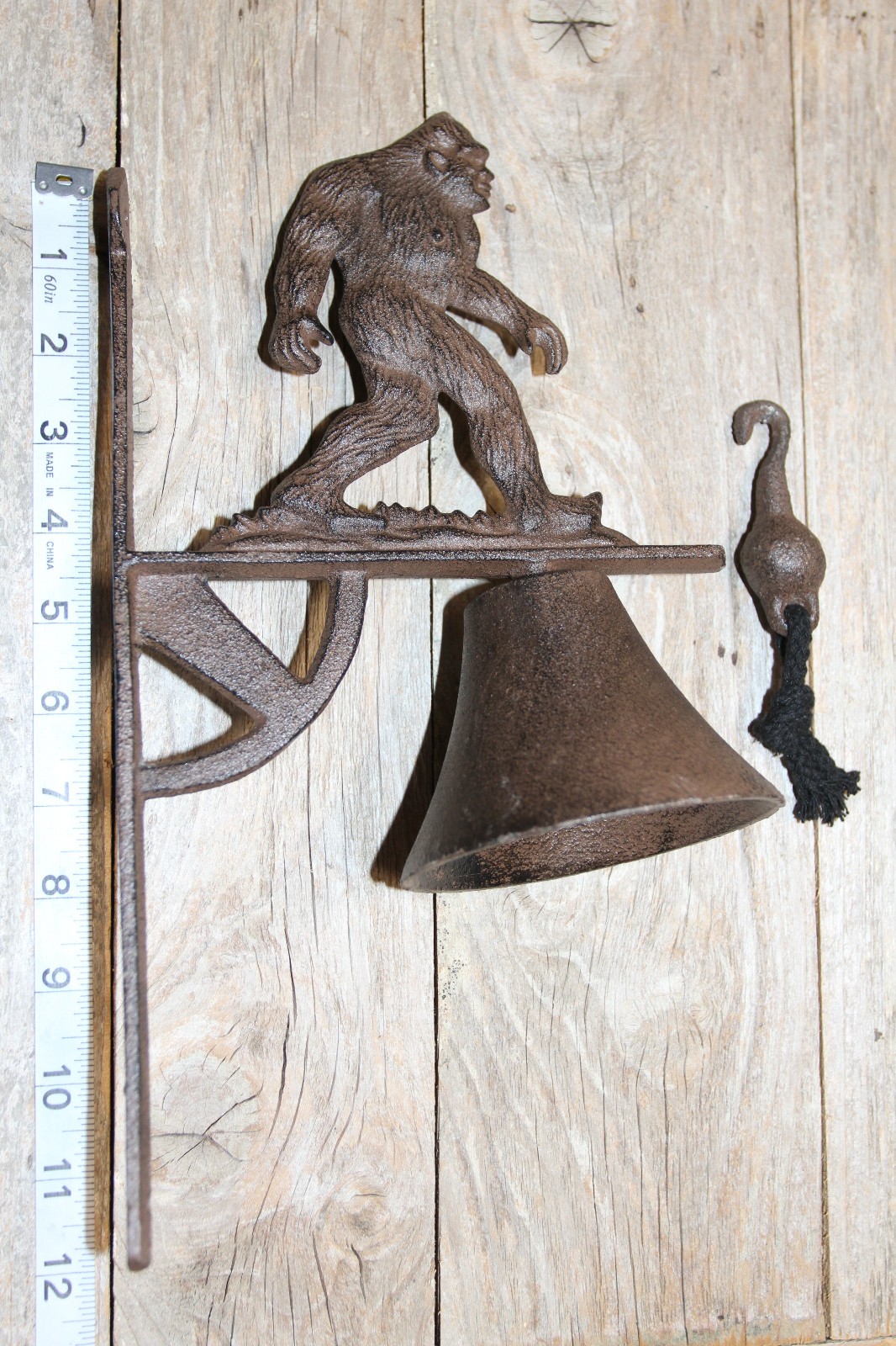 1-Big Foot Outdoor Bell, Folklore,Woods Decor,FOLKLORE, MYTHOLOGY B-97