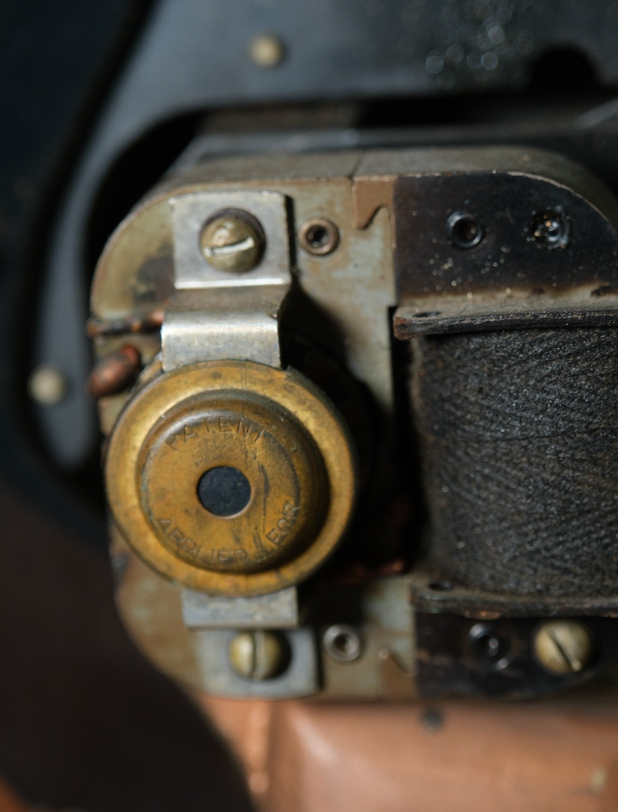 Vtg 1950's 1960's Motorized Hypnosis Vortex Wheel Hippy Drug Trip Folk Art AS-IS