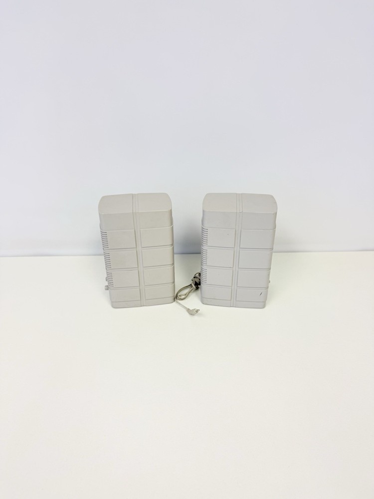 Vintage Altec Lansing Multimedia Computer Speaker ACS 5 Pair Tested