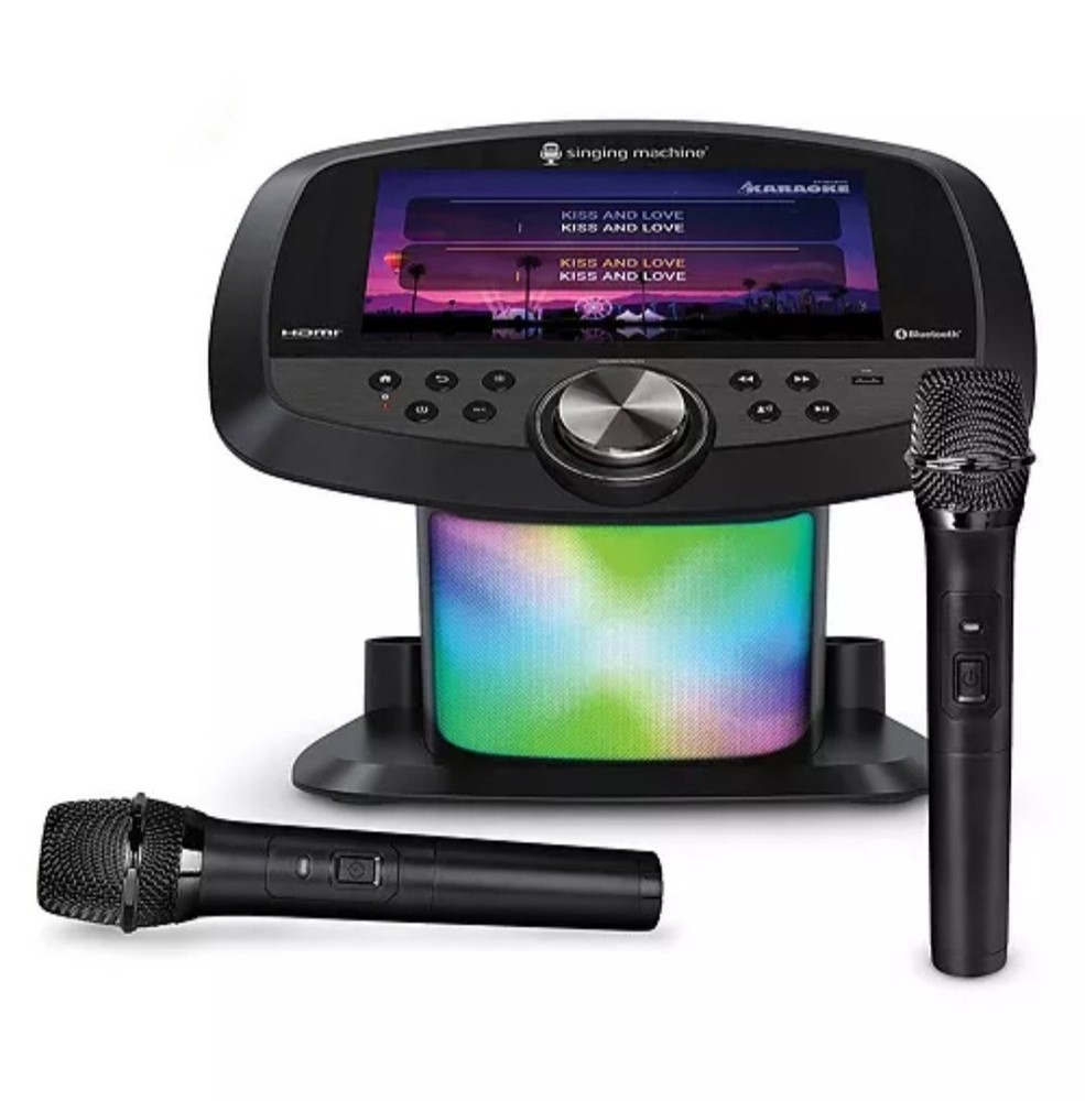 Singing Machine WiFi Karaoke Machine & 2 Wireless Microphones