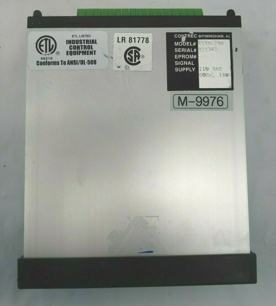 Contrec 414D Batch Controller, For PARTS/ REPAIR