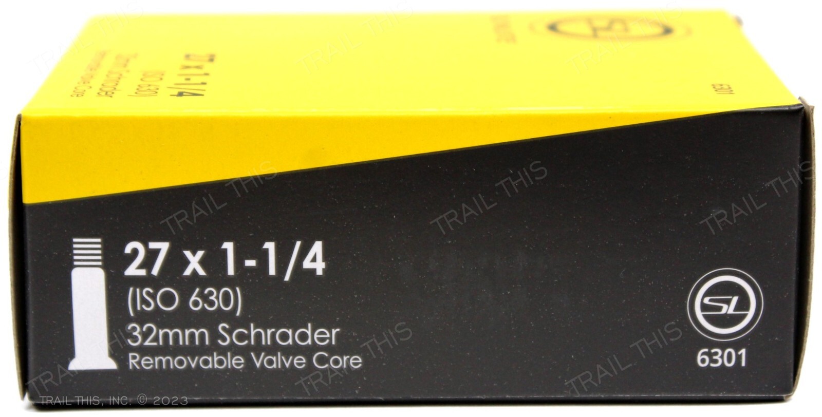 Two (2) - Pack Sunlite 27 x 1-1/4" Schrader Valve 32mm Road Bicycle Inner Tubes