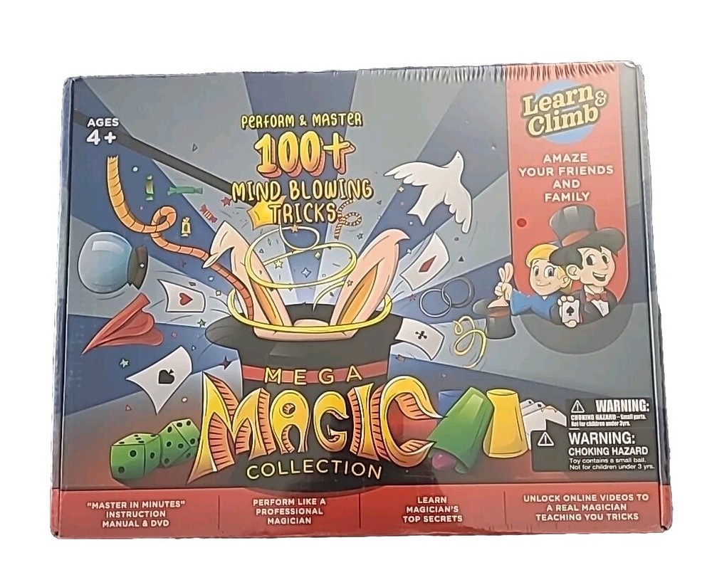 Mega Magic Collection Learn & Climb Magic Kit New And Sealed!