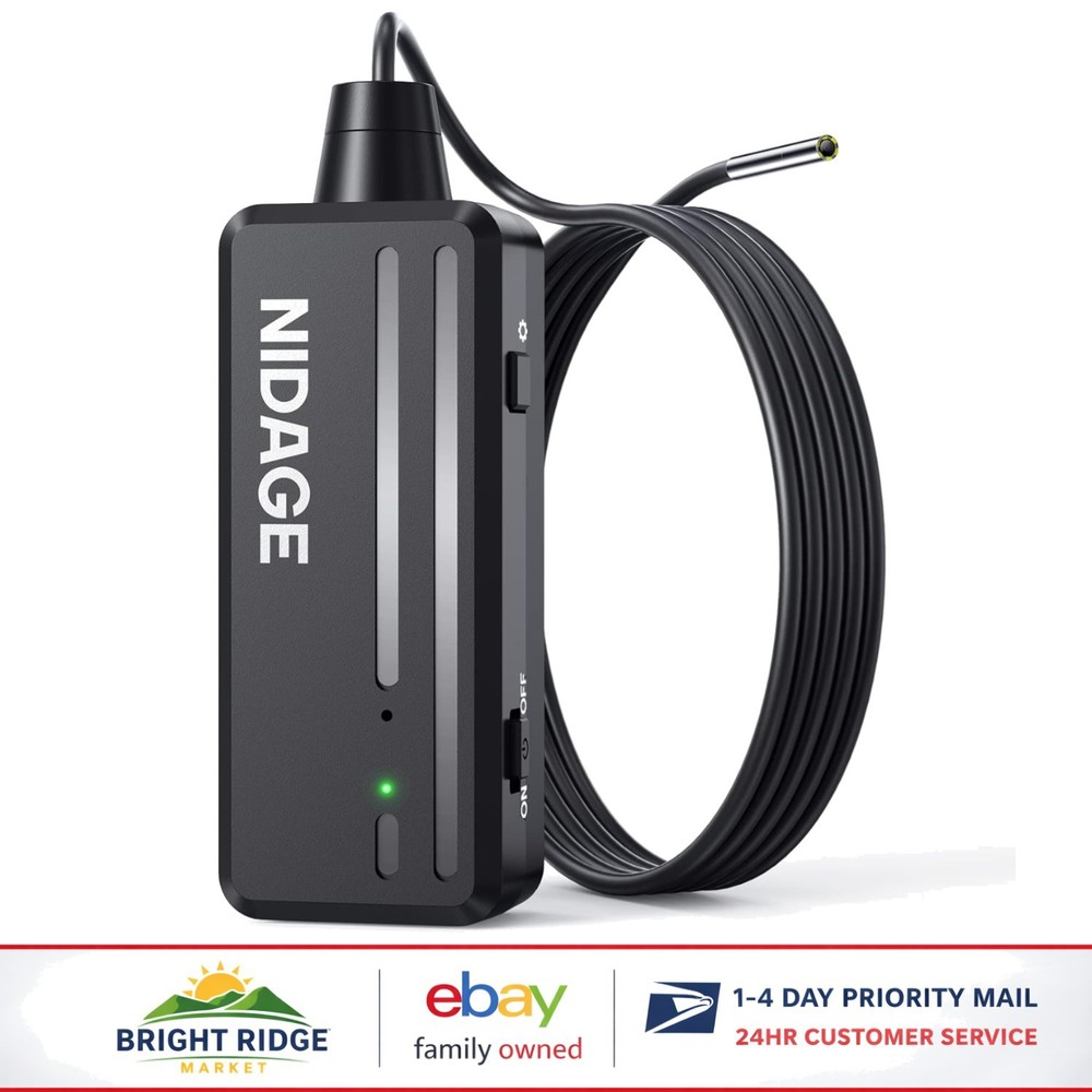 Versatile Inspection Camera for Tight Spaces, Compatible with Mobile Devices