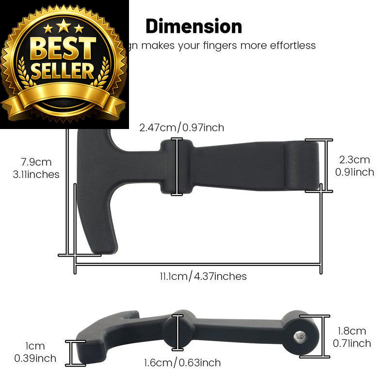 Omoojee Replacement Lid Latches, 2 Pack, Compatible with Yeti Medium, Black