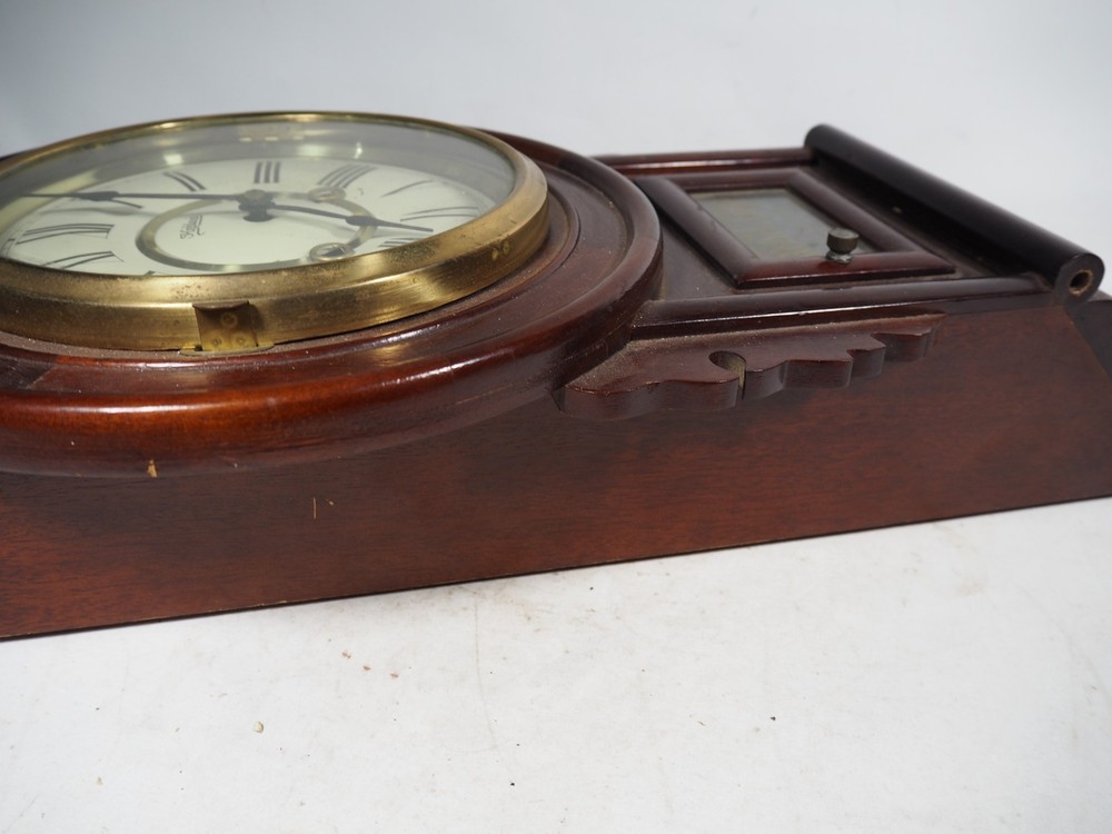 Vintage Highlands Mechanical Regulator Wall Clock With Pendulum