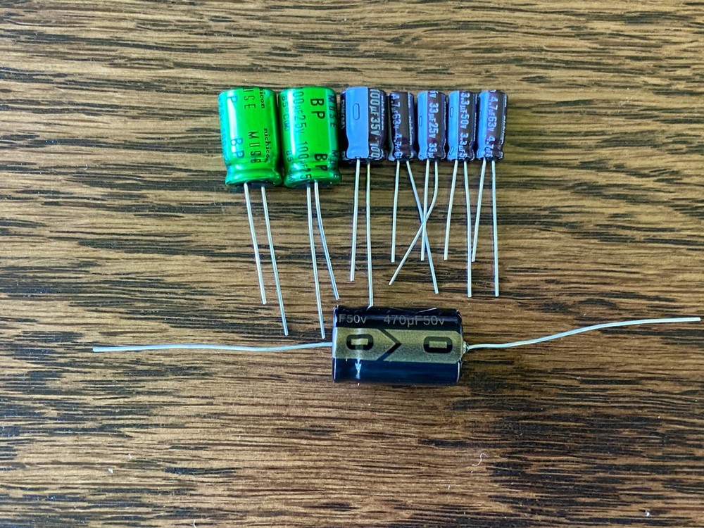 Technics SL-D20 SL-D21 Recap Kit Turntable Capacitor Set