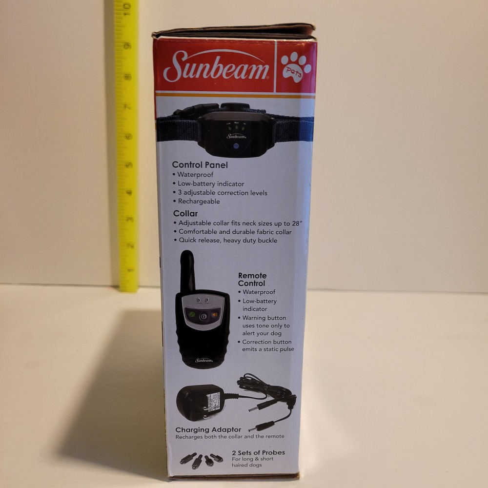 SUNBEAM RECHARGEABLE REMOTE TRAINER STATIC 400 YDS WATERPROOF TECH & TRAIN