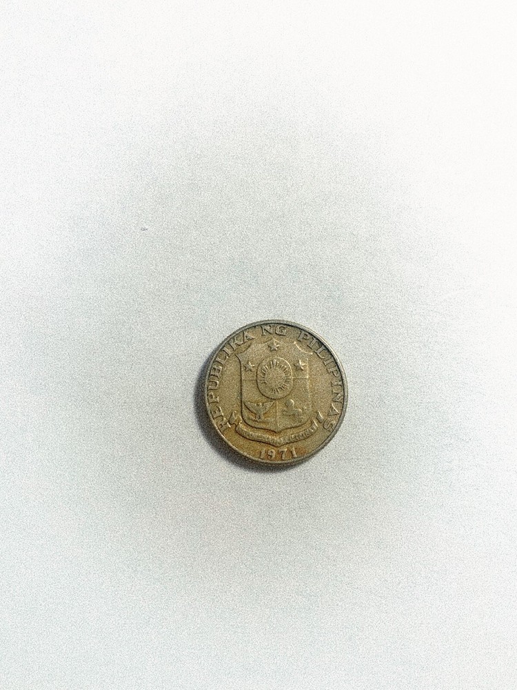 1971 Philippines 25 Sentimos Coin VG Condition