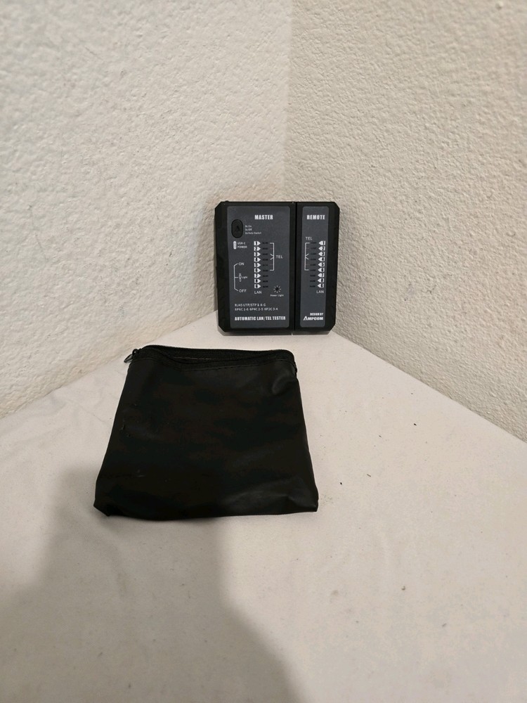 AMPCOM Network Cable Tester, LAN Phone Wire Tester Tool Networking Tool