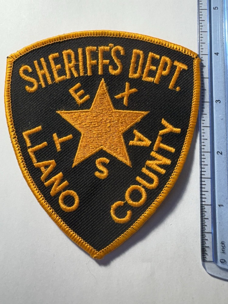 Llano Texas Sheriff Patch
