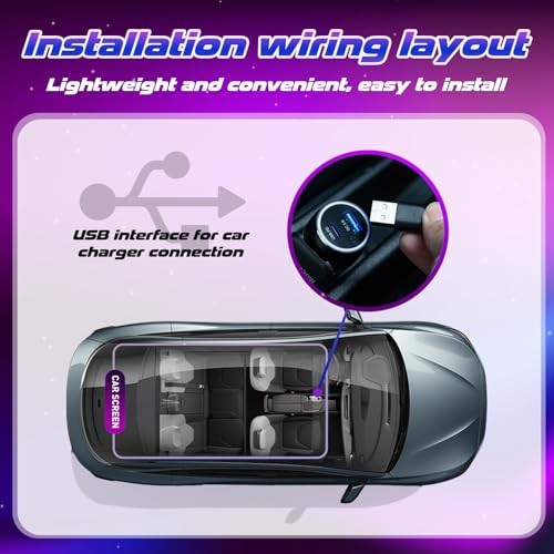 Devil Eyes Light for Windshield,Flex Led Display for Car, Programmable LED